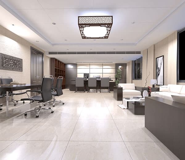 Commercial ceramic tile flooring image